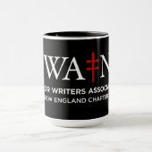 HWA-NE logo mok, zwart 6/25 Mok (Midden)