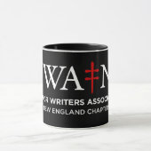 HWA-NE logo mug, black 6/25 Mok (Midden)