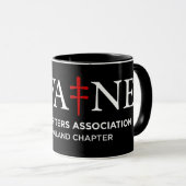 HWA-NE logo mug, black 6/25 Mok (Voorkant rechts)