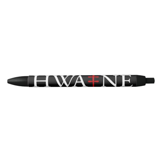 HWA-NE Logo Pen for events, black 6/25 (Voorkant)