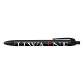 HWA-NE Logo Pen for events, black 6/25 (Bovenkant)