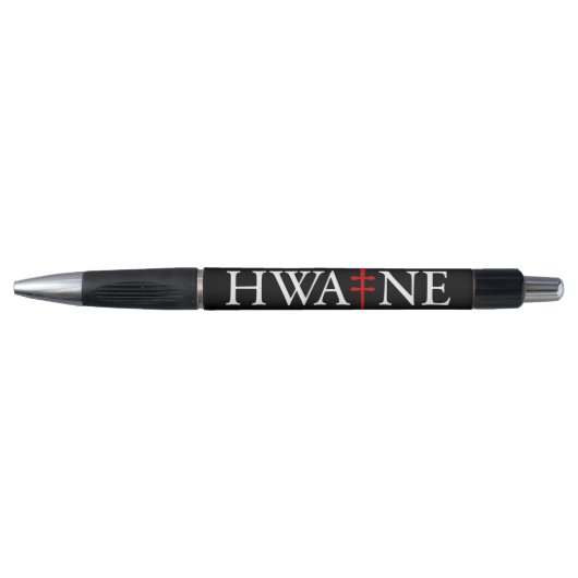 HWA-NE logo pen for events, black 6/25 (Voorkant)