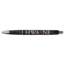 HWA-NE logo pen voor evenementen, zwart 6/25
