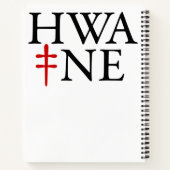 HWA-NE Witte Notitieboek 6/25 (Achterkant)