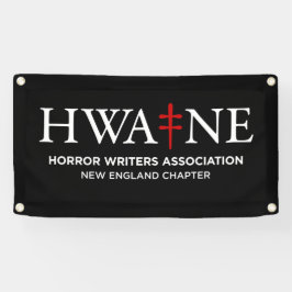 HWA-NE Zwarte banner voor evenementen lg 6/25