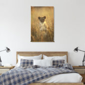 Hwange National Park, Zimbabwe. Canvas Afdruk (Insitu (Slaapkamer))