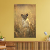 Hwange National Park, Zimbabwe. Canvas Afdruk (Insitu (Woonkamer))