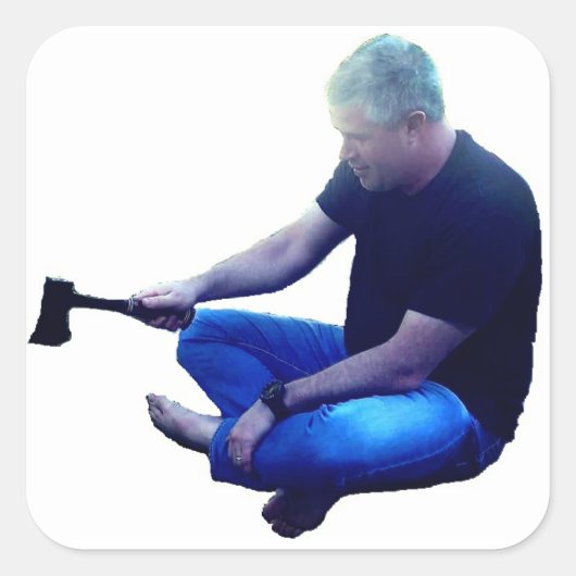 HWD-Sticker Vierkante Sticker (Voorkant)