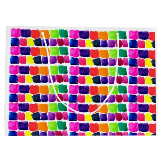 HWJ Colour Gift Bag Groot Cadeauzakje (Achterkant)