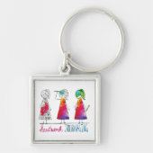 HWJ Premium Square Sleutelhanger (Voorkant)