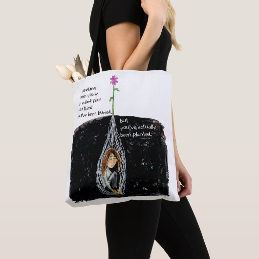 HWJ U bent gepland Canvas tas (Dichtbij)