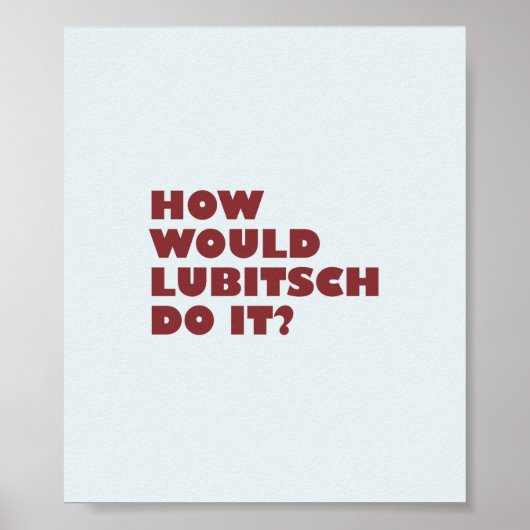 HWLDI Poster (Voorkant)