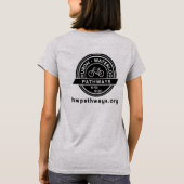 HWP-Logo Vrouwenprestatiestreep T-shirt (Achterkant)