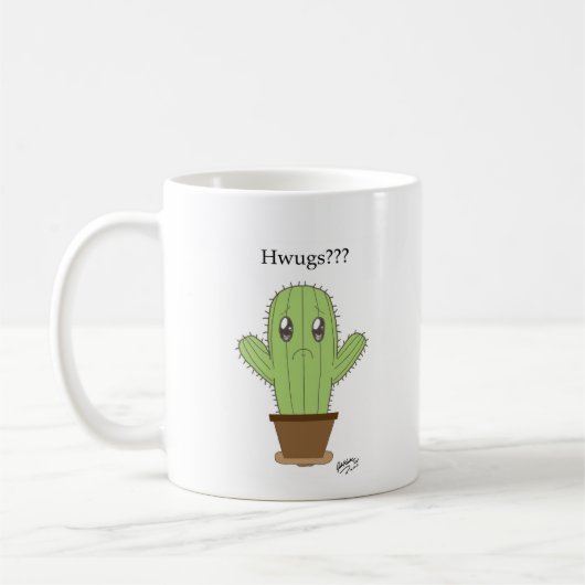 "Hwugs???" Cactus Koffiemok (Links)