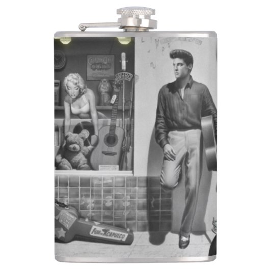 HWY 51 Silver 2 Heupfles (Voorkant)