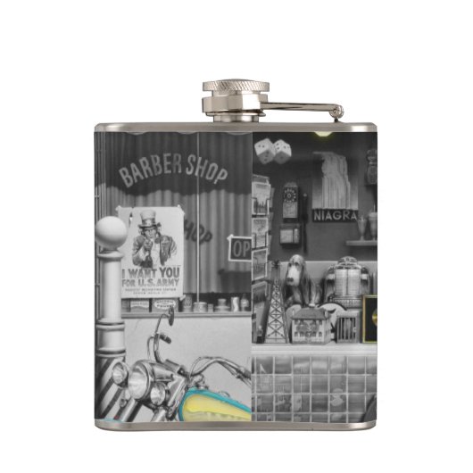 HWY 51 Silver 2 Heupfles (Achterkant)