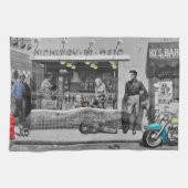 HWY 51 Silver 2 Theedoek (Horizontaal)