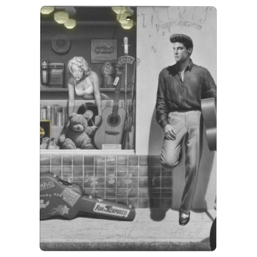 HWY 51 Silver Klembord (Achterkant)