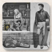 HWY 51 Silver Onderzetter (Voorkant)