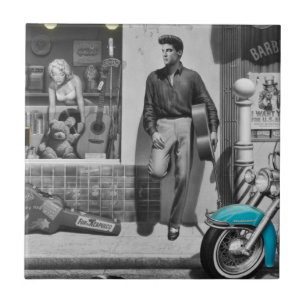 HWY 51 Silver Tegeltje