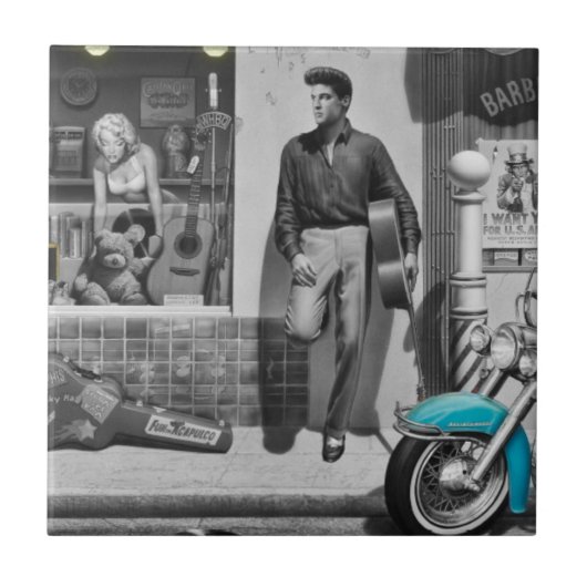 HWY 51 Silver Tegeltje (Voorkant)