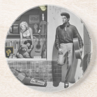 HWY 51 Silver Zandsteen Onderzetter