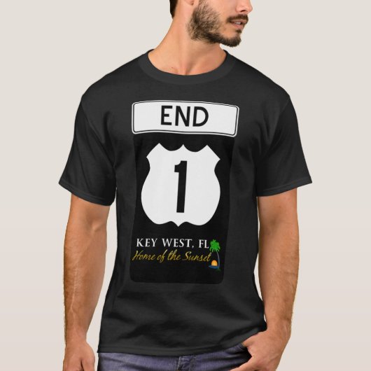 Hwy A1A Key West Florida Pullover Hoodie (Voorkant)