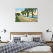 Hwy Route 5 Uitzicht Seneca Lake Canvas Afdruk (Insitu (Slaapkamer))