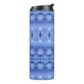 Hy Blue Ikat 3 Thermosbeker (Gedraaid links)