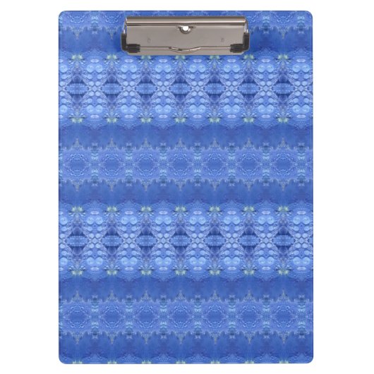 Hy Blue Ikat 4 Klembord (Voorkant)