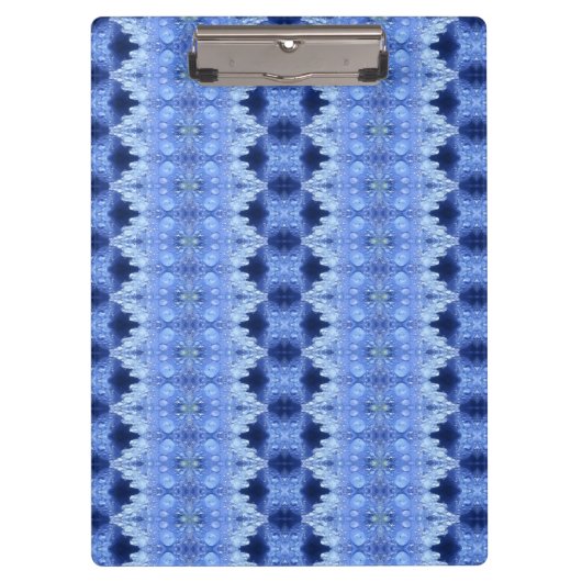 Hy Blue Ikat 8 Klembord (Voorkant)