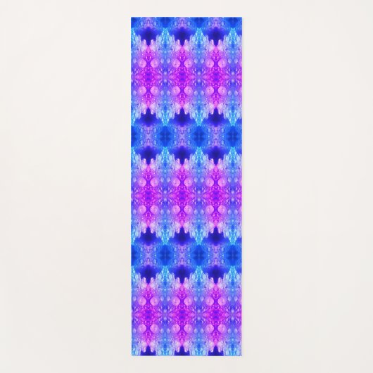 Hy Blue Ikat 8 Miami Yogamat (Voorkant)