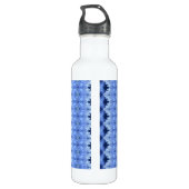 Hy Blue Ikat 8 Waterfles (Achterkant)