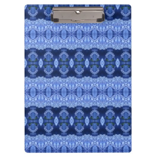 Hy Blue Ikat 9 Klembord (Voorkant)