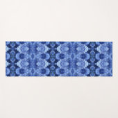 Hy Blue Ikat Pouf Yogamat (Voorkant (horizontaal))