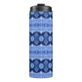 Hy Blue Ikat Thermosbeker