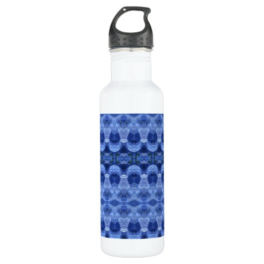 Hy Blue Ikat Waterfles (Voorkant)