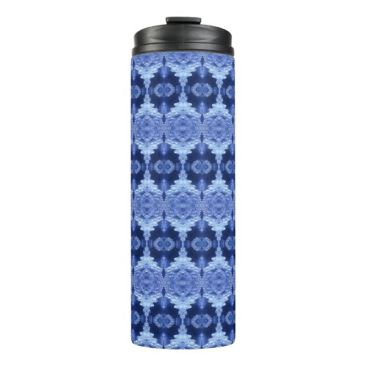 Hy Blue Ikat Zen Thermosbeker (Voorkant)