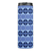 Hy Blue Ikat Zen Thermosbeker (Achterkant)