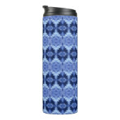 Hy Blue Ikat Zen Thermosbeker (Geroteerd rechts)
