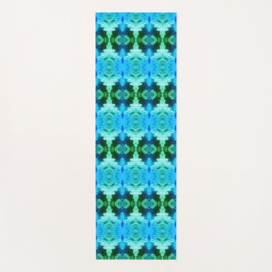 Hy Blue Ikat Zen Yogamat (Voorkant)