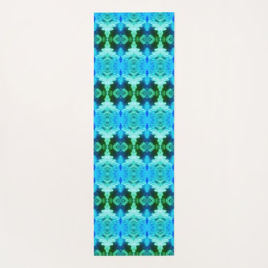 Hy Blue Ikat Zen Yogamat (Achterkant)