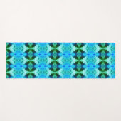 Hy Blue Ikat Zen Yogamat (Voorkant (horizontaal))