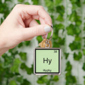 Hy- Hyphy Grappig Chemie Element Symbool T-Shirt Sleutelhanger (Hand)