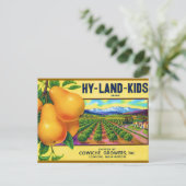 Hy-Land-Kinder peren Briefkaart (Staand voorkant)