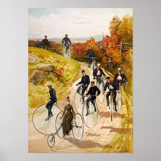 Hy Sandham Bicycling Poster (Voorkant)