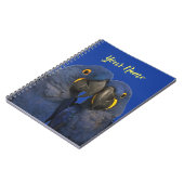 Hyacinne Macaw Parrot Rare Blue Notitieboek (Linkerzijde)