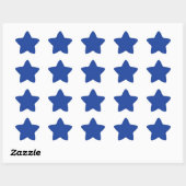 Hyacint Ara Blauw Ster Sticker (Vel)
