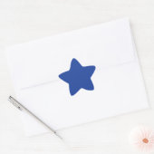 Hyacint Ara Blauw Ster Sticker (Envelop)