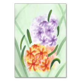 Hyacint Bloemen Custom Reading Flashcards Kaart
